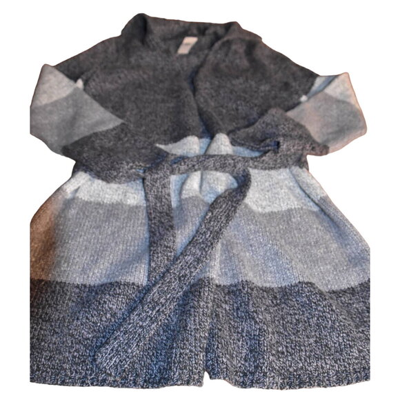 High Sierra Striped Gray Cardigan, Women's Medium, LN - Picture 1 of 5